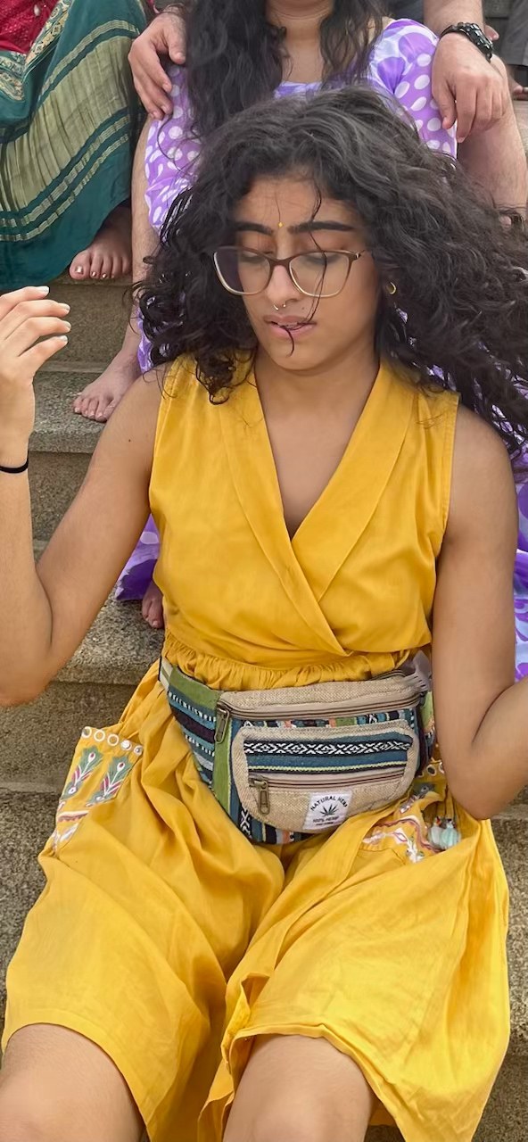 Vanshika in yellow